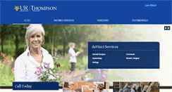 Desktop Screenshot of davincisurgery.thompsonhealth.com
