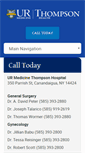 Mobile Screenshot of davincisurgery.thompsonhealth.com